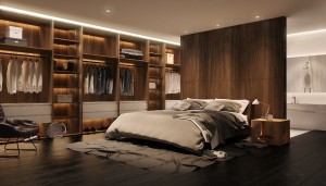 Chambre avec dressin